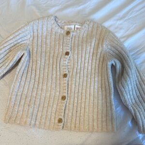 Zara toddler cream cardigan 18-24 months 
Zara toddler vest 9-12 months